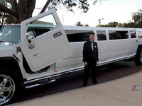 Hummer Limousines Perth White Jet Door Hummer Limo for Perth School Ball Service, February 2013